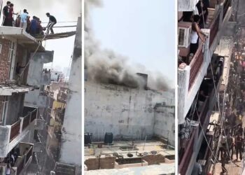 Noida Fire: EV स्कूटी की बैटरी में स्पार्क से मची तबाही, 50 परिवारों में अफरा-तफरी, महिला समेत 2 की मौत